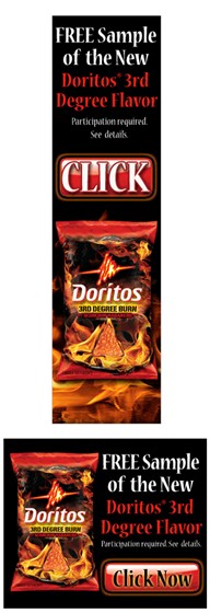 Landing Pages w/Banners: Doritos 3rd Degree